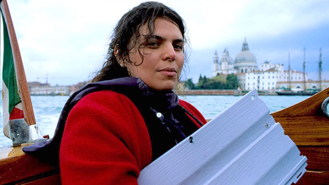 Film still of Blue Vinyl (D:Daniel B. Gold, Judith Helfand)