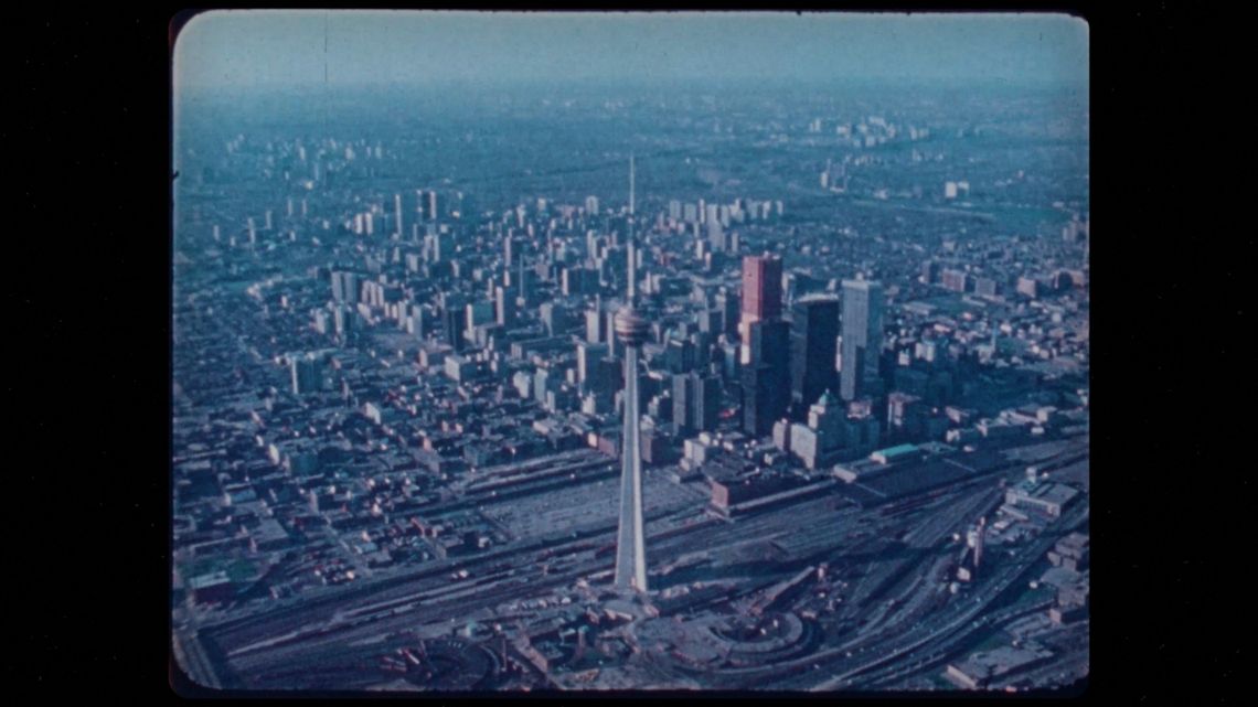 Aerial view of CN Tower