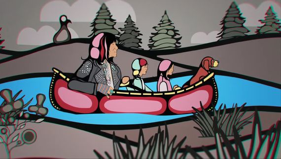 paddling on both sides