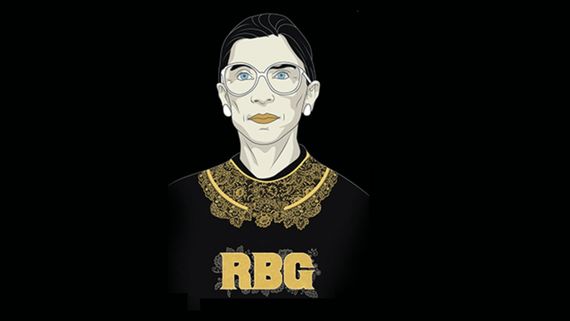 ann illustration of ruth bader ginsburg